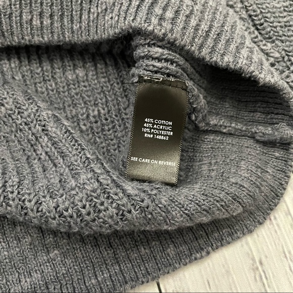 Torrid Cross Front Pullover Gray Sweater - Picture 8 of 8